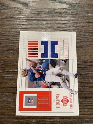 2002 UD Piece of History #145 J.T. O'Sullivan #/1500 - Image 1 of 2