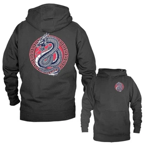 Fearless Dragon Warrior - Sudadera con capucha pulóver de artes marciales mixtas - Imagen 1 de 10