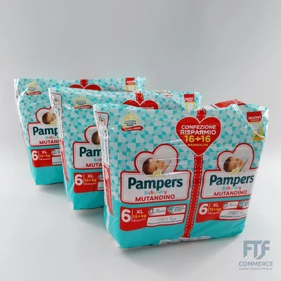 Pampers Baby Dry Höschen & Fit Prime XL, Größe 96 Windeln, G... Pampers Baby Dry