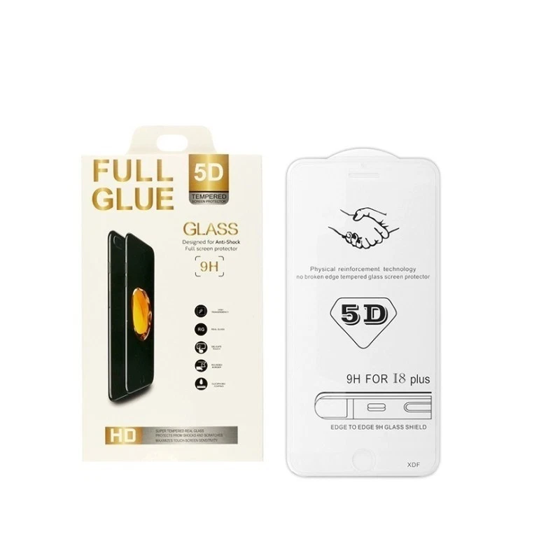 HUAWEI P20 LITE SUPER CLEAR/CHIARO PELLICOLA VETRO TEMPERATO FULL GLUE 5D - Immagine 1 di 1