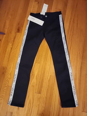 NWT Armani Exchange Men’s 5-Pocket Slim Indigo Denim Jeans W/White logo tape 28R - Image 1 of 4