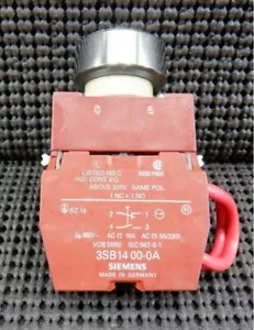 Siemens 3SB14 00-0A 10A 660V 1NO/1NC Contact Block 3SB14000A - Picture 1 of 7