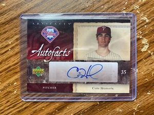 2007 Upper Deck Artifacts #AF-CH Cole Hamels Auto Phillies Autofacts - Picture 1 of 2