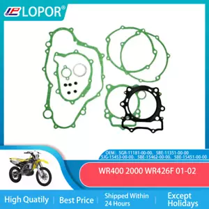 Junta de reparación del cárter del cilindro del motor LOPOR se aplica a Yamaha WR400 2000 WR426F - Imagen 1 de 2