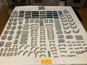 LEGO GRAY bulk Castle lot walls arches windows Over 150 pieces - Picture 1 of 14