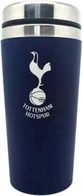 Tottenham Spurs FC Handless Matt Finish Aluminum Travel Mug Official Licensed - Image 1 of 3