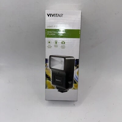 Vivitar V319AF Digital Concepts Slave Flash W/Bracket For Digital Camera - Image 1 of 4