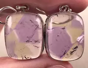 AMETRINE Crystal Dangle Earrings - Silver - Birthstone Handmade Jewelry, 53713 - Picture 1 of 3