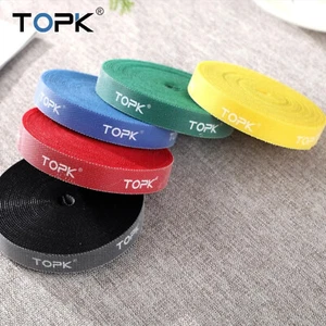TOPK Hook And Loop Strap Tie Tape Cable Management Strapping Organizer - Picture 1 of 9