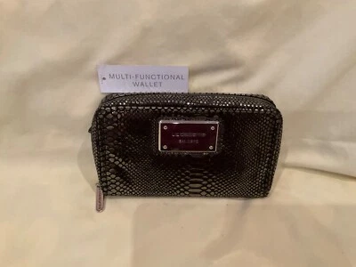 Liz Claiborne Zip-around Agenda Wallet in Metallic - Image 1 of 4