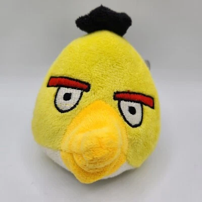 Angry Birds Peluche Amarillo Ventana Adherente Suctoin Taza 4" Peluche (B) Foto 1 de 4