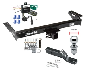 Enganche de remolque para 84-96 Jeep Cherokee 84-90 Wagoneer con cableado + bola de 1-7/8" - Imagen 1 de 9