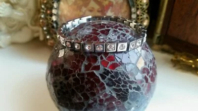 Funkelndes Tennisarmband aus Edelstahl°. - Bild 1 von 4