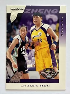 Haixia Zheng 1997 Pinnacle Inside WNBA RC #46 - Los Angeles Sparks Basketball - Picture 1 of 2