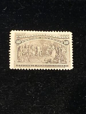 US Stamp # 237. 10 Cent. MLH. OG. Make Offers !!!! VF/XF !!!!! Wide Margin !!! - Image 1 of 4