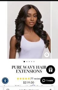 Indique Virgin Hair Extensions - Pure wavy - Picture 1 of 4