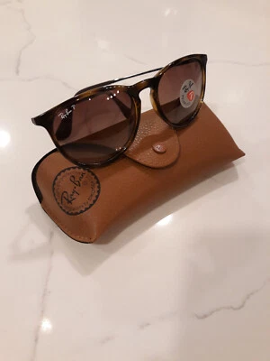 Ray-Ban RB4171 ERIKA 710/T5 Tortoise Polarized Gradient 54mm Sunglasses - Image 1 of 4