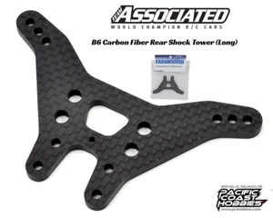 Team Associated B6 Carbon Fiber Rear Shock Tower (Long) ASC91666 - Picture 1 of 1
