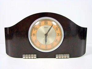 Enorme Antiguo Francés Art Deco BAQUELITA RELOJ DESPERTADOR EXPLORADOR - Imagen 1 de 10