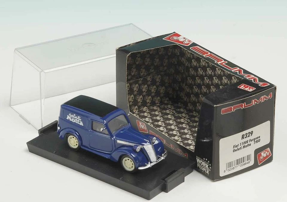 Fiat 1100E Van Gelati Motta Motta Milano 1950 1/43 Brumm R329 - Immagine 1 di 1