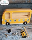 BusyBus Holzpuzzle Montessori, Holz Schrauben Werkzeug Puzzle*Neu 