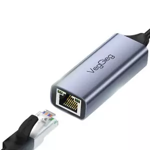 VegGieg V-K306 USB auf Ethernet Adapter, treiberfrei USB 3.0 auf 100/1000 Gigabit - Bild 1 von 7