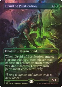 MTG Druido della Purificazione (Rainbow Foil) Tana Segreta Drop Foil - Foto 1 di 1