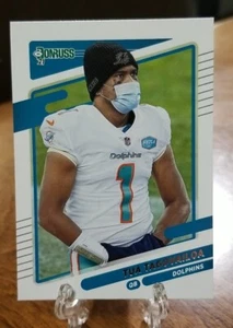 2021 Donruss Tua Tagovailoa Mask Variation #61 Miami Dolphins - Picture 1 of 2