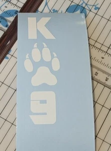 CAUTION K-9 STAY BACK Vinyl Decal Window Sticker 3.0 - Bild 1 von 2
