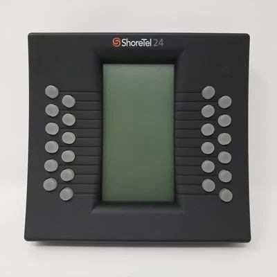 Shoretel BB-24 ShorePhone BB24 Button Expansion Module,  Black - Image 1 of 3