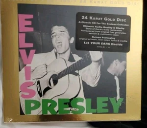 ELVIS PRESLEY Collectors Edition - 24 Karat Gold Disk Music CD RARE OOP NEW. - Bild 1 von 1