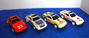 Everbright Toys Loose Friction Plastic Car Lot 1/32 No. 911 Police Fire abbulanc - Picture 1 of 4