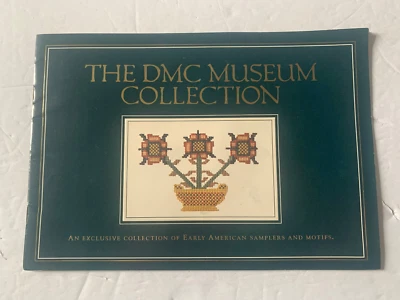 Folleto bordado de muestras y motivos americanos tempranos de la colección del museo DMC Foto 1 de 4