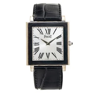 Piaget 9930 Altiplano XL Mecanique P10074 Ultra-Thin White Gold Men's Watch 33mm - Picture 1 of 6
