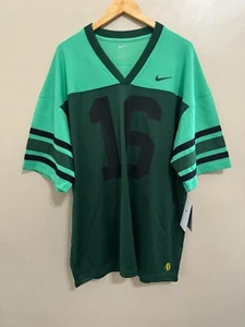 Nike Dri-FIT Mesh Football Jersey #16 Green Loose Fit Men’s XL DV7364-341 NEW - Picture 1 of 7