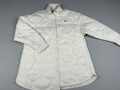 Chaqueta de trinchera acolchada blanca Nike Sportswear Essentials para mujer talla M con cuello nueva con etiquetas Foto 1 de 4