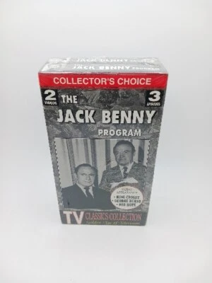 The Jack Benny Program 2 VHS Set 3 Episodes, Bing Crosby Bob Hope - Image 1 of 3