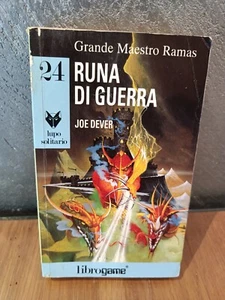 LIBROGAME LUPO SOLITARIO 24 RUNA DI GUERRA PRIMA EDIZIONE - Imagen 1 de 5