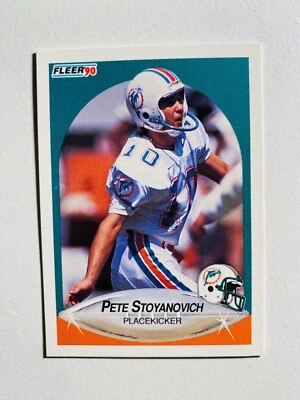 1990 FLEER #248 PETE STOYANOVICH NM-MT NFL FOOTBALL CARD - Image 1 of 2