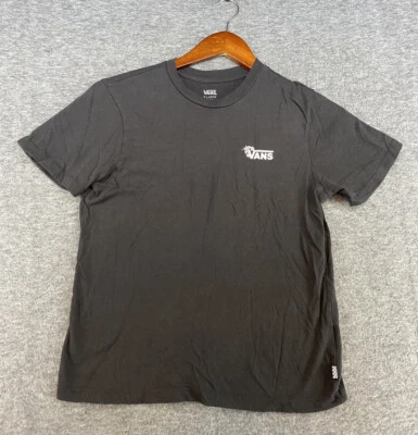 Camisa Vans Juvenil Niña XL (16) Floral Negra Cuello Redondo Gráfico Camiseta Flores Foto 1 de 4