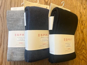 ESPRIT Damen Strumpfhose Basic B-Ware L Wollmix blickdicht schwarz grau blau - Bild 1 von 11