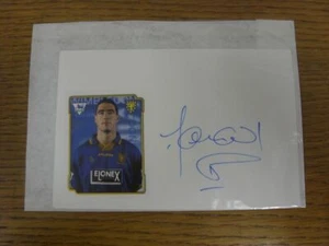 1998/1999 handsignierte weiße Karte: Wimbledon - Kennedy, Mark (Aufkleber gelegt - Bild 1 von 1