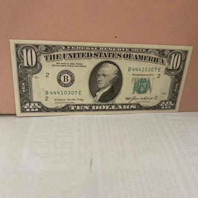 1985 10.00 Note New York Bank Ref# 88  - Image 1 of 4