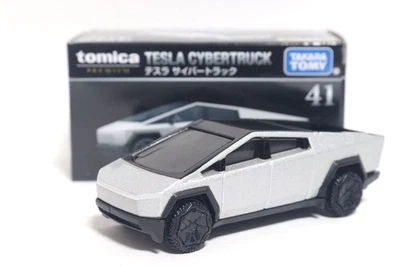 Tomica Premium Tesla Cybertruck Mini Metal Diecast Car Modelo #41 1/63 Foto 1 de 4
