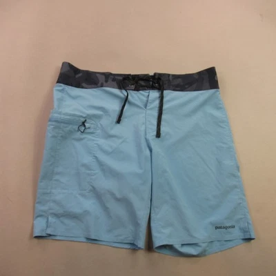 Pantalones Cortos Patagonia Para Hombres 34 Board Shorts Traje de Baño Bañador Azul Ligero Foto 1 de 4