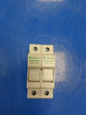 Littelfuse LPSC002 Class CC Dead Front Powr-Safe Fuseholder 2 Pole 30A 600V - Image 1 of 2