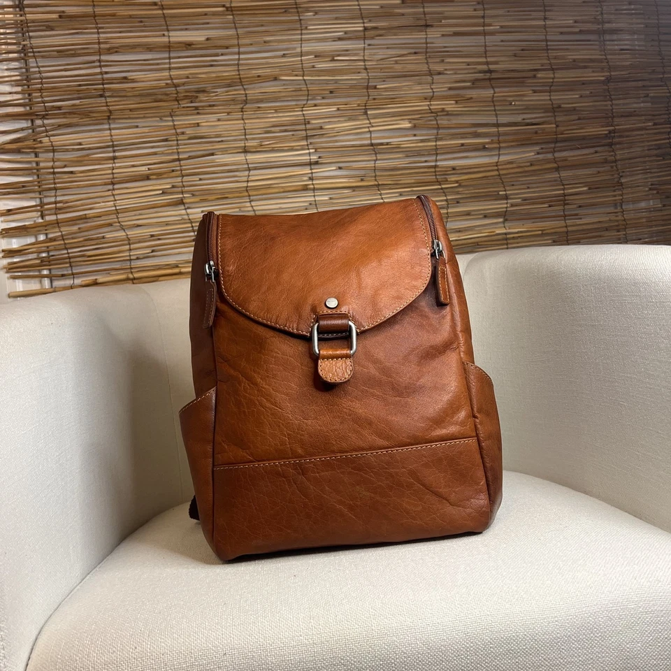 Mochila Bandolera Pequeña Convertible JACK GEORGES INC Voyager Collection Miel Foto 1 de 1