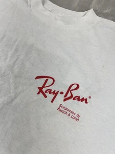 Vintage 90s Ray-Ban Shirt Herren One Size Bausch & Lomb Made USA Olympic Sponsor - Bild 1 von 14