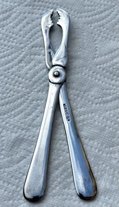 Nussknacker und Zuckerzange versilbert 1928 - Bild 1 von 11