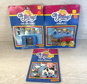 Matchbox Oh Jenny! Wagon Set, Farm Animals, Car - Vintage New in Packaging NIP - Picture 1 of 9